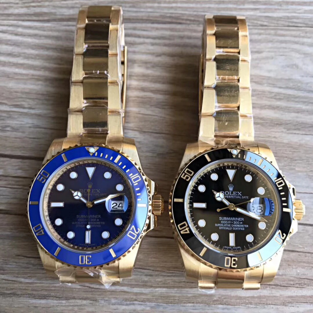 Golden Rolex Submariner Replicas